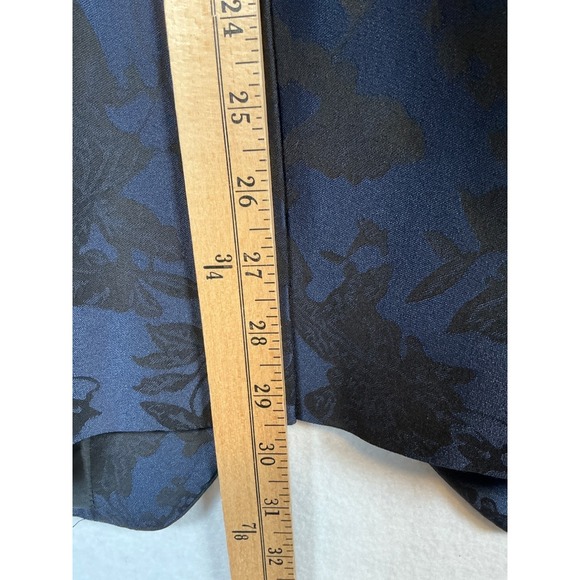 INC International Concepts Mens XL Slim Fit Blazer Navy Floral Jacquard Jacket - Picture 5 of 10